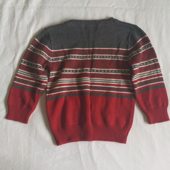 gymboree fair isle winter knit crewneck sweater 2T toddler boys - Picture 7 of 7